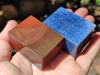 Hand Made Mini Stone Jewellery Boxes x Set of 5, From Southern Africa