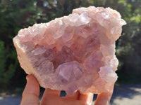 Natural Jacaranda Amethyst Quartz Clusters x 2 From Mumbwa, Zambia