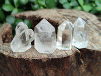 Polished Mini Clear Quartz Crystals x 35 From Madagascar