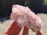 Natural Dark Purple Amethyst Spirit Quartz Clusters x 6 From Boekenhouthoek, South Africa