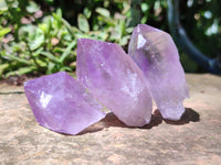 Natural Jacaranda Amethyst Quartz Crystals x 35 From Mumbwa, Zambia