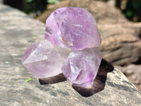 Natural Jacaranda Amethyst Quartz Crystals x 35 From Mumbwa, Zambia