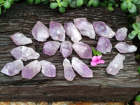 Natural Jacaranda Amethyst Quartz Crystals x 35 From Mumbwa, Zambia