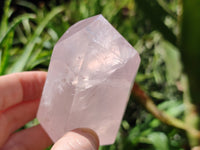 Polished Rose Quartz Crystal Points x 6 From Ambatondrazaka, Madagascar