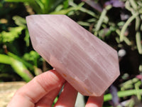 Polished Rose Quartz Crystal Points x 6 From Ambatondrazaka, Madagascar