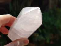 Polished Rose Quartz Crystal Points x 6 From Ambatondrazaka, Madagascar