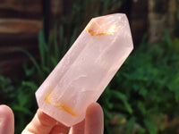 Polished Rose Quartz Crystal Points x 6 From Ambatondrazaka, Madagascar