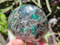 Polished Emerald Mica In Matrix Standing Free Forms x 4 From Mutoko, Zimbabwe