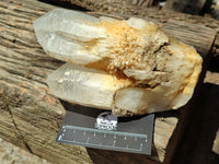 Natural Hematoid Madagascar Quartz Clusters x 2 from Madagascar