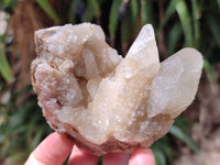 Natural Drusy Quartz Coated Calcite Pseudomorph Crystals x 4 From Lesotho