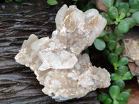 Natural Drusy Quartz Coated Calcite Pseudomorph Crystals x 4 From Lesotho