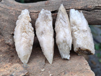 Natural Drusy Quartz Coated Calcite Pseudomorph Specimens x 20 From Alberts Mountain, Lesotho