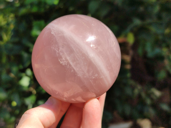 Polished Rose Quartz Spheres x 3 From Ambatondrazaka, Madagascar