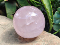 Polished Rose Quartz Spheres x 3 From Ambatondrazaka, Madagascar