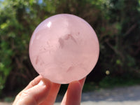 Polished Rose Quartz Spheres x 3 From Ambatondrazaka, Madagascar