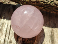 Polished Rose Quartz Spheres x 3 From Ambatondrazaka, Madagascar