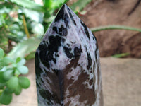 Polished Gabbro Merlinite Tower x 1 From Madagascar