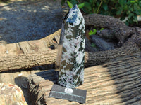 Polished Gabbro Merlinite Tower x 1 From Madagascar