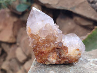 Natural Ametrine Spirit Quartz Clusters x 6 From Boekenhouthoek, South Africa