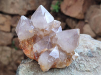 Natural Ametrine Spirit Quartz Clusters x 6 From Boekenhouthoek, South Africa