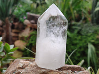 Polished Small Clear Quartz Crystals x 6 From Madagascar