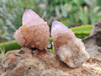 Natural Amethyst Spirit Quartz Clusters x 28 From Boekenhouthoek, South Africa