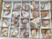 Natural Amethyst Spirit Quartz Clusters x 28 From Boekenhouthoek, South Africa