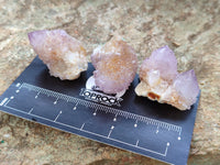 Natural Amethyst Spirit Quartz Clusters x 28 From Boekenhouthoek, South Africa