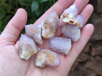 Natural Amethyst Spirit Quartz Clusters x 28 From Boekenhouthoek, South Africa