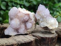 Natural Amethyst Spirit Quartz Clusters x 28 From Boekenhouthoek, South Africa