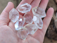 Polished Double Terminated Clear Quartz Crystals x 70 From Madagascar