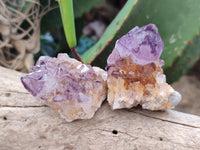 Natural Amethyst Spirit Quartz Clusters x 35 From Boekenhouthoek, South Africa