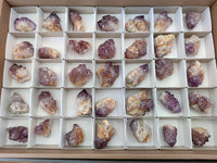 Natural Amethyst Spirit Quartz Clusters x 35 From Boekenhouthoek, South Africa