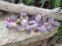 Natural Amethyst Spirit Quartz Clusters x 35 From Boekenhouthoek, South Africa