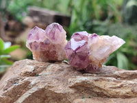 Natural Amethyst Spirit Quartz Clusters x 35 From Boekenhouthoek, South Africa