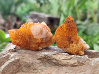 Natural Golden Solar Spirit Quartz Clusters x 35 From Boekenhouthoek, South Africa