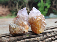 Natural Smokey Amethyst Spirit Quartz Clusters x 12 From Boekenhouthoek, South Africa