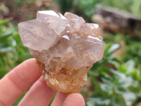 Natural Smokey Amethyst Spirit Quartz Clusters x 12 From Boekenhouthoek, South Africa