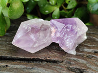 Natural Jacaranda Amethyst Quartz Crystals x 24 From Mumbwa, Zambia