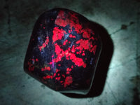 Polished Ruby Corundum In Chrome Verdite Free Forms x 3 From Zimbabwe