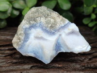 Natural Blue Lace Agate Geode Specimens x 12 From Nsanje, Malawi