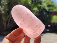 Polished Rose Quartz Standing Free Forms x 5 From Ambatondrazaka, Madagascar