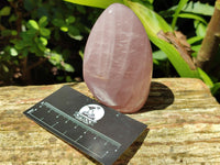 Polished Rose Quartz Standing Free Forms x 5 From Ambatondrazaka, Madagascar