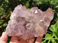 Natural Jacaranda Amethyst Quartz Clusters x 3 From Mumbwa, Zambia