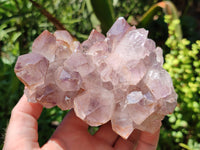 Natural Jacaranda Amethyst Quartz Clusters x 3 From Mumbwa, Zambia