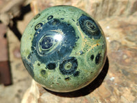 Polished Stromatolite Jasper Spheres x 3 From Katsepy, Madagascar