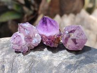 Natural Dark Purple Amethyst Spirit Quartz Clusters x 70 From Boekenhouthoek, South Africa