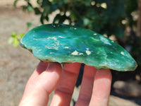 Polished On One Side Emerald Mtorolite Plates x 6 From Mutorashanga, Zimbabwe