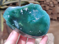 Polished On One Side Emerald Mtorolite Plates x 6 From Mutorashanga, Zimbabwe