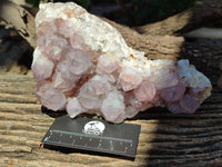 Natural Amethyst Spirit Quartz Clusters x 2 From Boekenhouthoek, South Africa